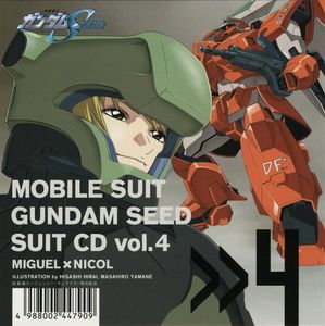 Mobile Suit Gundam Seed suit CD Vol.4 - Miguel Ayman x Nicol Amarfi