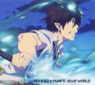 [ASL] ROOKiEZ is PUNK'D - Ao no exorcist OP - IN MY WORLD [MP3] [w Scans]
