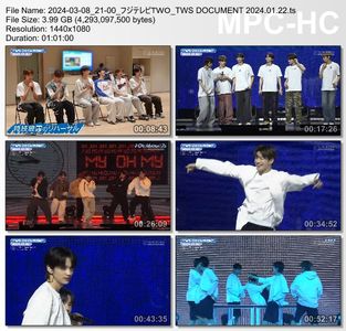 [TV-Variety] 투어스 - TWS DOCUMENT 2024.01.22 (FujiTV TWO 2024.03.08)