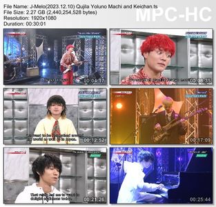 [TV-Variety] J-MELO - 2023.12.10 Qujila Yoluno Machi and Keichan