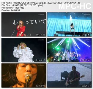 [TV-Variety] FUJI ROCK FESTIVAL'23 DAY3 完全版 (フジテレビNEXT 2023.10.01)