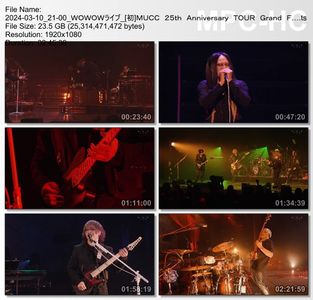 [TV-Variety] ムック - MUCC 25th Anniversary TOUR Grand Final Bring the End to「Timeless」&「WORLD」(WOWO...