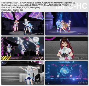 [TV-Variety] hololive 5th fes. Capture the Moment Supported By Bushiroad hololive stage3 Day2 (SP...