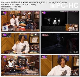 [TV-Variety] 69号室の住人 - 2023.12.12 - THE BACK HORN