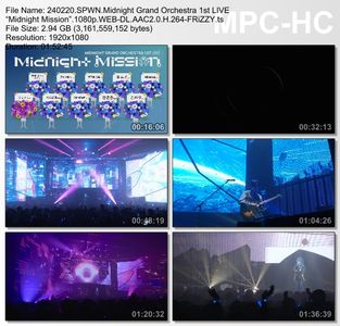 [TV-Variety] Midnight Grand Orchestra 1st LIVE "Midnight Mission" (SPWN 2024.02.20)
