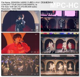 [TV-Variety] M!LK CONCERT TOUR 2023 "CHECKMATE" (TeleAsa ch1 2024.02.04)
