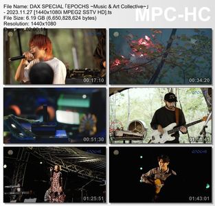 [TV-Variety] DAX SPECIAL "EPOCHS ~Music & Art Collective~" (SSTV 2023.11.27)