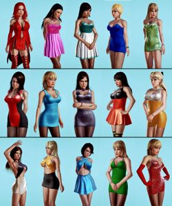 HS SEXY DRESSES PACK 4 for SBX2.5