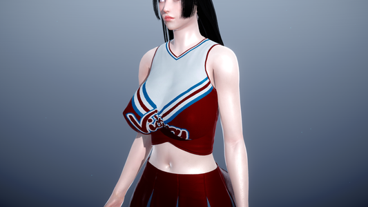 HS2 CheerLeader Top Custom (Version without chest hole)[Commission]
