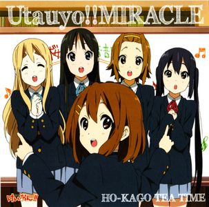 K-ON!! OP2 - Utauyo!! MIRACLE / HO-KAGO TEA TIME [FLAC] [w Scans]