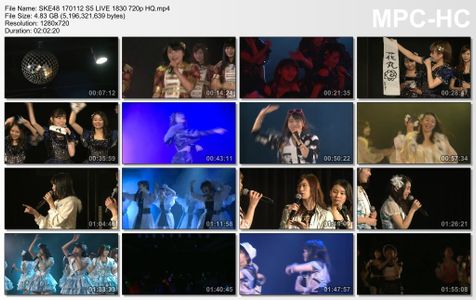 [MUSIC VIDEO]170112 SKE48 チームS 「重ねた足跡」公演