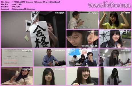 [MUSIC VIDEO]170416 AKB48 ネ申テレビ シーズン24 #11 Final.mp4