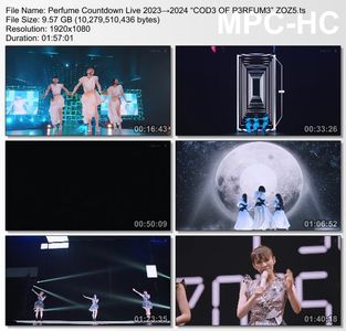 [TV-Variety] Perfume Countdown Live 2023→2024 "COD3 OF P3RFUM3" ZOZ5