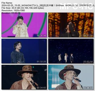 [TV-Variety] SHINee WORLD VI [PERFECT ILLUMINATION] JAPAN FINAL LIVE in TOKYO DOME (WOWOW Prime 2...