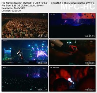 [TV-Variety] The MusiQuest 2023 DAY1 (TeleAsa Ch1 2023.10.14)