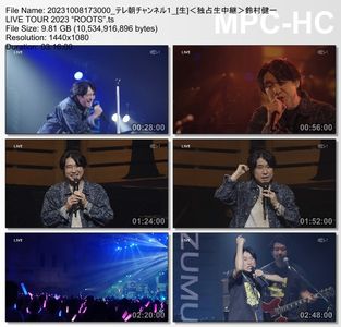 [TV-Variety] 鈴村健一 LIVE TOUR 2023 "ROOTS" (TeleAsa Ch1 2023.10.08)