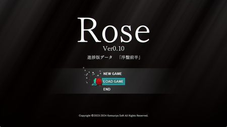 ✨Shine✨[fume] プロジェクト「Rose」Ver0.10　進捗ゲームデータ公開ページ