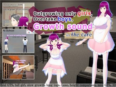 ☄️RELEASE☄️[220624][RJ398401][女子成長クラブ] Outgrowing only girls, Overtake boys, Growth sound in the cafe